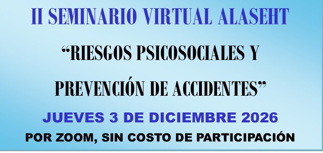 Imagen de la noticia: II SEMINARIO VIRTUAL ALASEHT 2026  